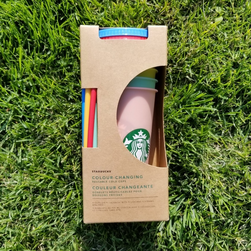 Starbucks Color Changing Cups New in Box - Summer 2019